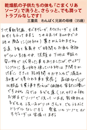 わんぱく兄弟の母