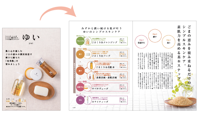 ゆいシンプルスキンケア 資料請求