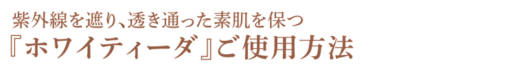 ご使用方法